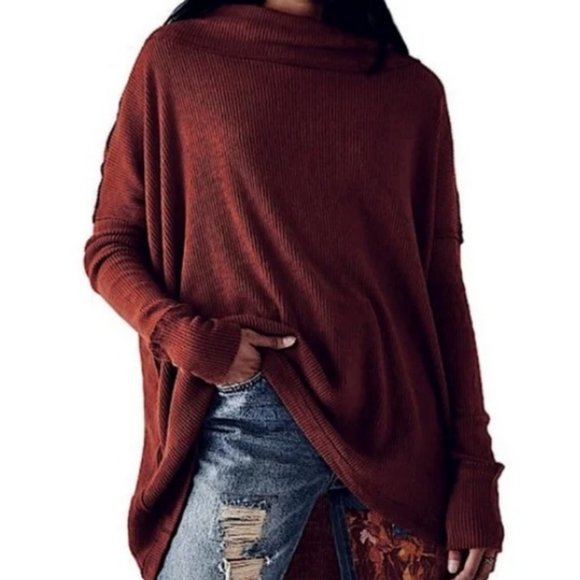 Free People NWT Juicy Long Sleeve Size XS in Date Night-Oversized - Picture 1 of 11